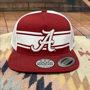 Hooey University of Alabama Logo "A" Crimson/White Snap Back Cap